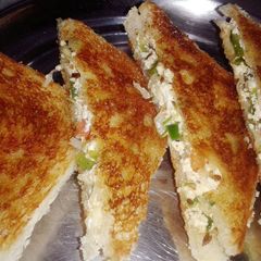 Paneer cheese mix veg sandwich A picture of Paneer cheese mix veg sandwich.