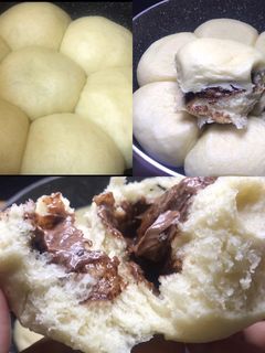 Foto resep Roti sobek Teflon isi selai coklat