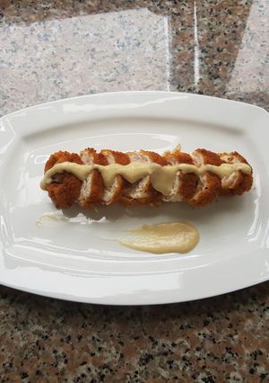 Una foto de Berenjena frita