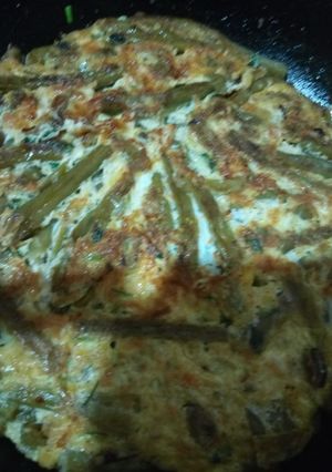 صورة لوصفة لوبيا خضراء اوملات