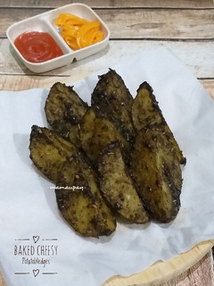 Foto resep Baked Cheesy Potato Wedges
