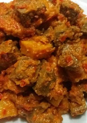 Foto resep Sambal goreng ati sapi & kentang