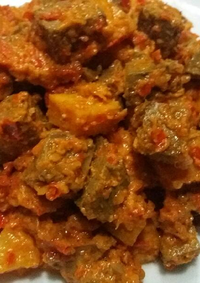 Foto resep Sambal goreng ati sapi & kentang