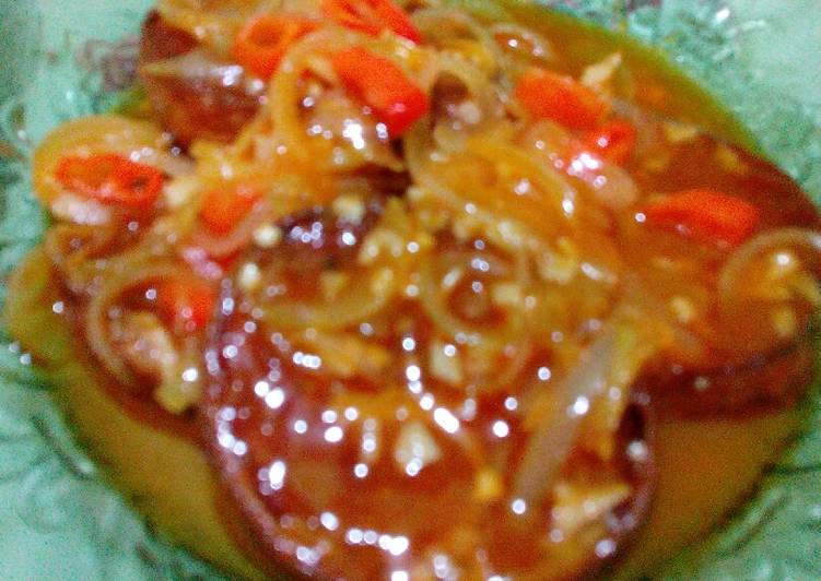 Rolade saus pedass
