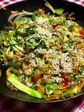 Wok con verduras