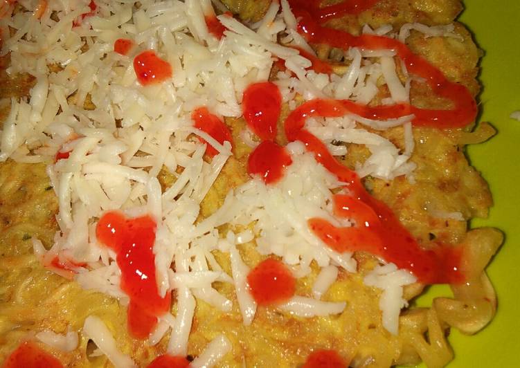 Omelet mie telur keju #SeninSemangat