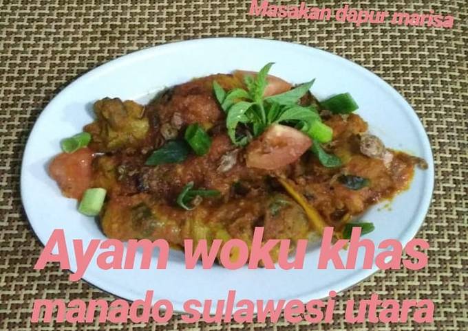 Resep ayam woku khas manado sulawesi utara