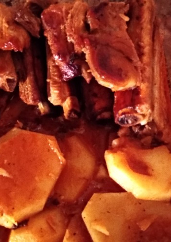 Una foto de Costilla a la cerveza