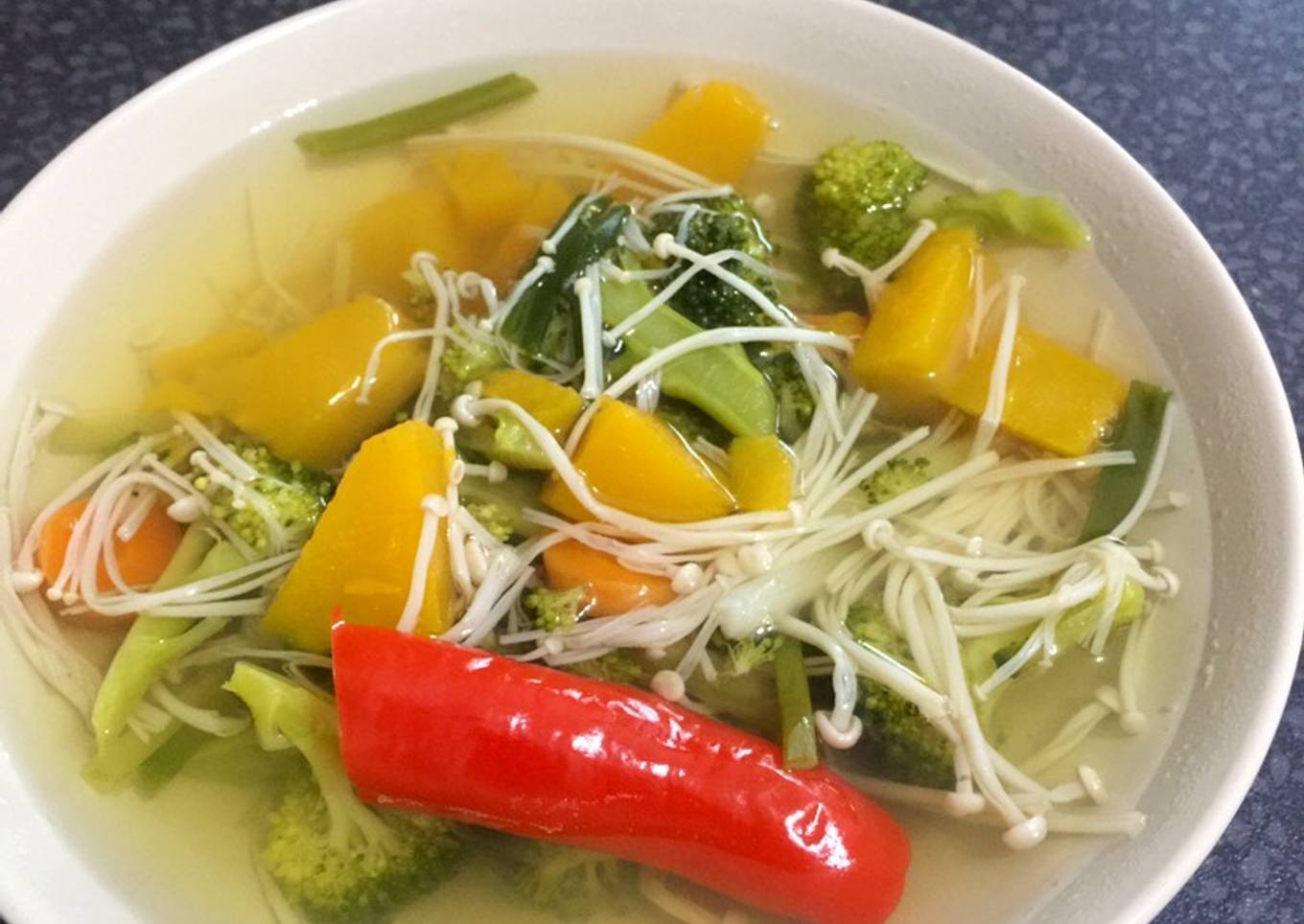 The lazy clean soup