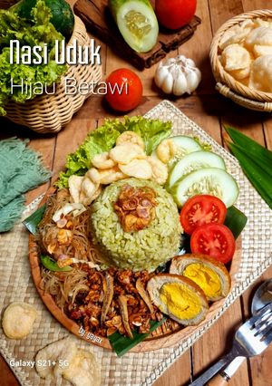 Foto resep Nasi Uduk Hijau Betawi