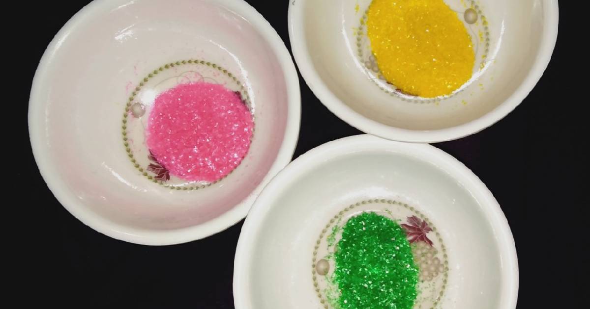 How to Make Edible Glitter Sugar Sprinkles