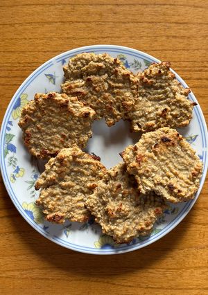Una foto de Cookies proteína banana y avena