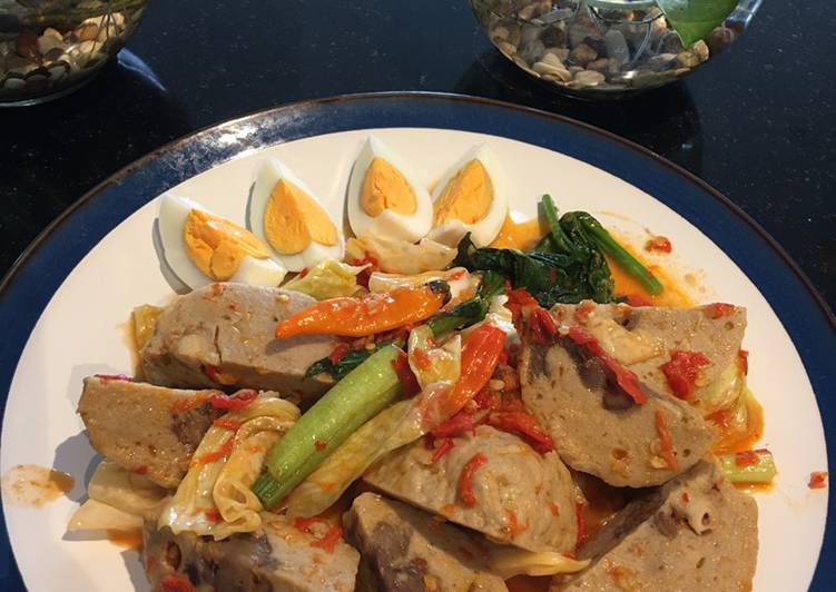 Resep Oseng baso sayuran Anti Gagal