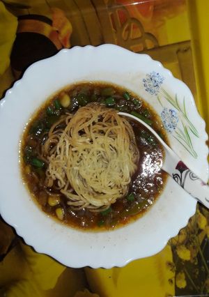 মানচাও স্যুপ (man chow soup recipe in Bengali) রেসিপির প্রধান ছবি