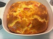 A picture of breakfast casserole