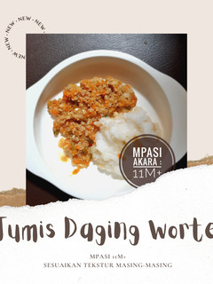 Foto resep MPASI 11M+ : Tumis Daging Wortel