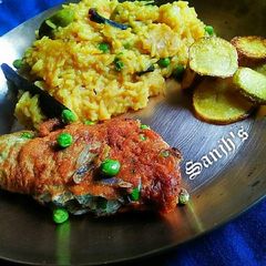 A picture of Peas Egg omelette.