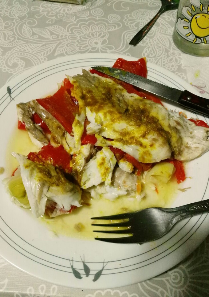 Una foto de Dorada con curry