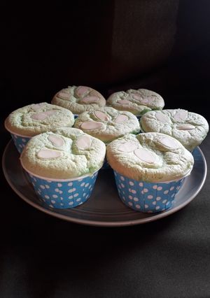 Foto resep 35#Sifon Cake Pandan Cup