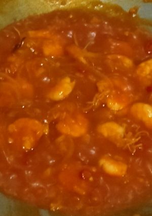 Foto resep Udang saus Padang