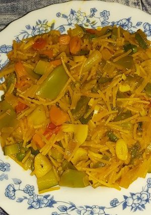Foto principal de Fideos con verduras