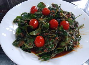 Gambar Bayam Brazil Ceri Goreng Belacan