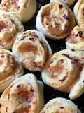 Rolls de queso y jamón 🧀❤️