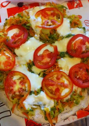 Una foto de Pizza primavera