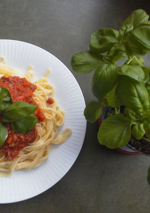 A picture of Tagliatelle al Ragu.