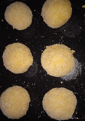 Una foto de Croquetas de arroz prontas para hornear o fritar!!