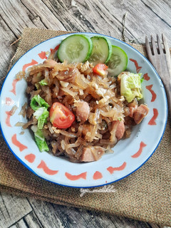 Foto resep Mie Sagu Goreng Sosis
