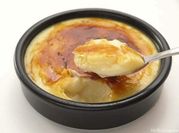 Una foto de crema catalana