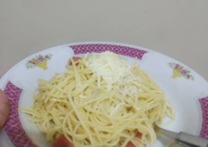 Resep Spageti Aglio Olio Smooke Beef Oleh Julia Grascia Cookpad