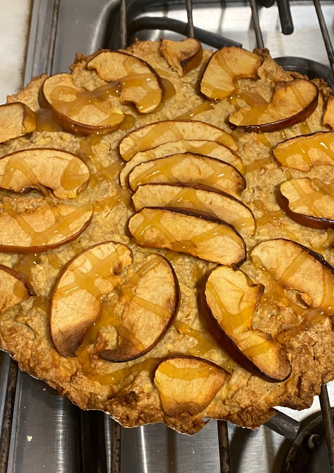 Una foto de Tarta de manzana🍎 & avena