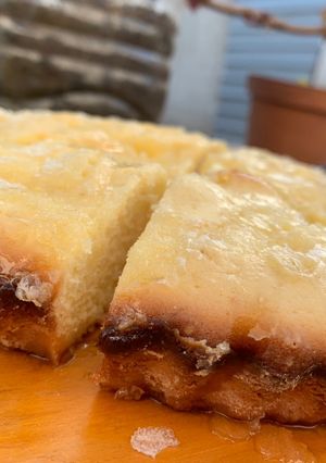 Una foto de Tarta de naranja con Aníbal