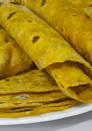 A picture of Masala thepla.