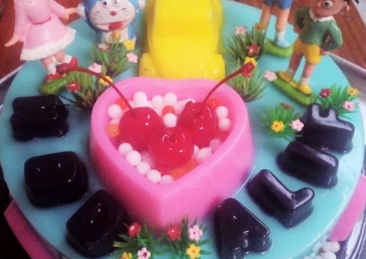 Puding ulang tahun #alif๐๐