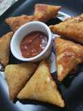Chicken fajita samose