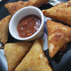 Chicken fajita samose A picture of Chicken fajita samose.