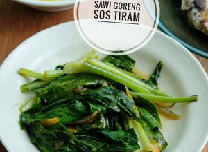 Gambar Sawi Goreng Sos Tiram