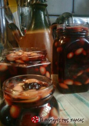 A picture of Cherry spoon sweet.