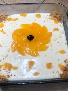 Una foto de Torta fría de yogur