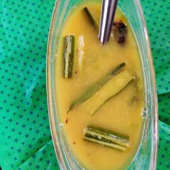 A picture of Drumstick dal soup.