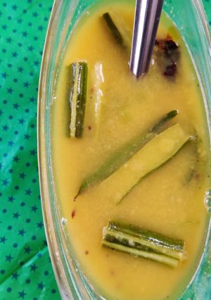 A picture of Drumstick dal soup.