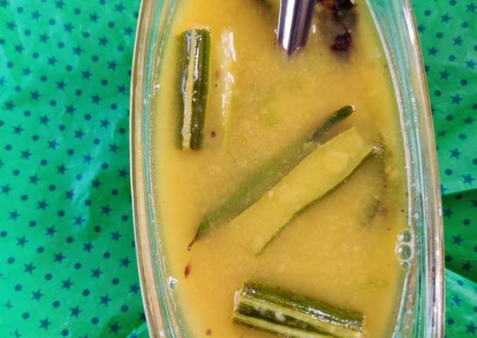 Steps to Make Speedy Drumstick dal soup