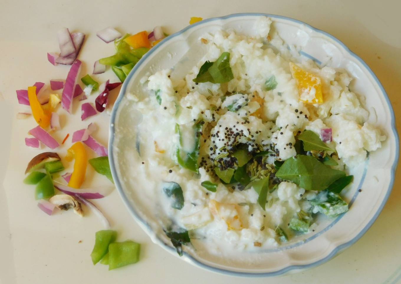 Sago curd rice