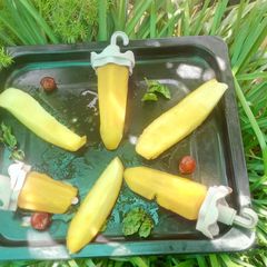 Mango Ice Lollies A picture of Mango Ice Lollies.