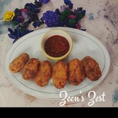 A picture of Sweet Corn Cheese Croquettes.
