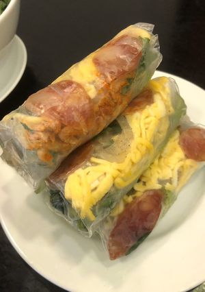 Hình của món Bò Bía.
