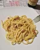 Tallarines a la carbonara